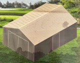 14'x20' Single Garage Metal Shed