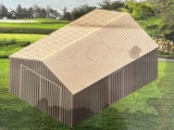 14'x20' Single Garage Metal Shed