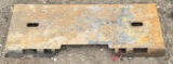 Skid Steer Quick Attach Plate, 46