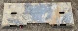 Skid Steer Quick Attach Plate, 46