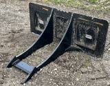 Skid Steer Stump Bucket Quick Attach