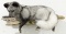 Arctic Fox Full Body Taxidermy Mount on Driftwood