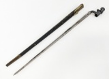 British 1876 Martini Henry Socket Bayonet & Sheath