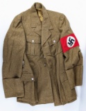 WWII German Unissued Wool SA Service Jacket