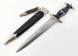WWII German SS E.P. & S. Dagger w/ Scabbard