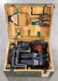 WWII German Flakfernrohr Observation Binoculars