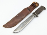 WWII US EGW Fighting / Survival Knife w/ Sheath