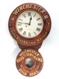 Baird Clock Co. Winchester Advertising Clock
