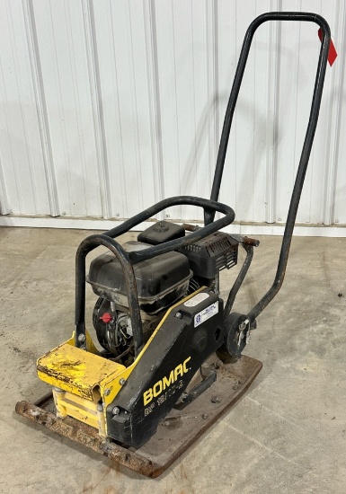 2001 Bomag Single Direction Vibratory Plate Compactor With Honda GX160 5.5 HP Engine