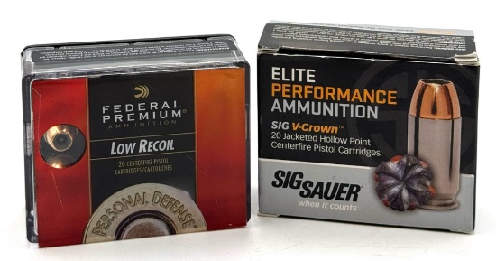 40 Rounds Sig Sauer & Federal .45 Auto Ammo | Guns & Military Artifacts ...
