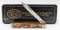 2007 Case XX Yellow White Black Kirinite Scroll Bolster Doctors Knife 9185 w/ Box