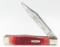 Ltd 1989 Case XX Centennial Red Bone No Guard Cheetah 6111 1/2