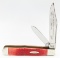 Ltd 1989 Case XX Centennial Red Bone No Guard 2-Blade Cheetah 6211 1/2