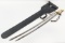 Named US Marine Corps Mameluke Style Officer Dress Sword w/ Scabbard & Case