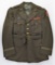 WWII US Army Lieutenant Colonel Dress Jacket w/ Pins & Ribbons