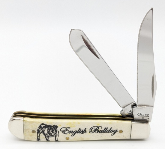 2008 Case XX English Bulldog Natural Bone Mini Trapper 6207
