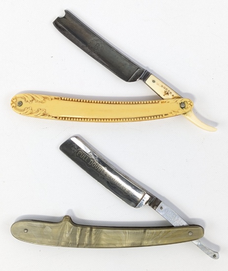 H. Boker Co. & J.R. Torrey Antique Straight Razors