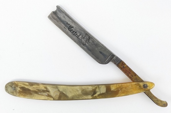 1900-32 Case Brothers Tested XX Celluloid Straight Razor