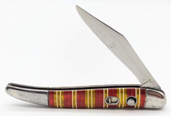 Imperial Metal Candy Stripe Toothpick Switchblade Knife