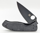 Spyderco Tenacious Black G-10 Folding Knife