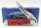 2022 Case XX Ford Mustang Red Synthetic Russlock 41953L w/ Box