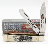 2014 Case XX War Series Vietnam Natural Bone Trapper 6254 w/ Box