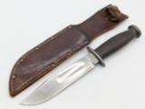 WWII Kinfolks Fighting Knife w/ Sheath