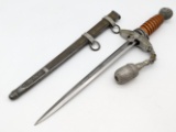 WWII German Luftwaffe 2nd Model Dagger w/ Scabbard & Knot