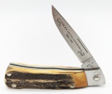 Ltd 1989 Case XX Centennial Stag Lockback Knife 059L