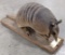 Vtg Armadillo Full Body Taxidermy Mount on Barnwood