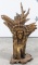 4ft Carved Driftwood Native American Chief Sculpture