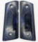 Custom Blue Mammoth Tusk 1911 Compact Grips