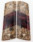 Custom Spalted Maple & Glitter Red Acrylic 1911 Full Size Grip