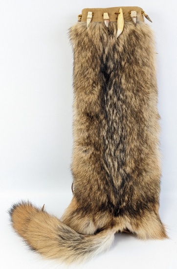 Custom Handmade Coyote Pelt Arrow Quiver