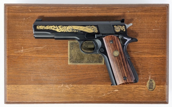 1980 Colt Custom Shop Ace Signature Series .22 LR Semi Auto Pistol w/ Case
