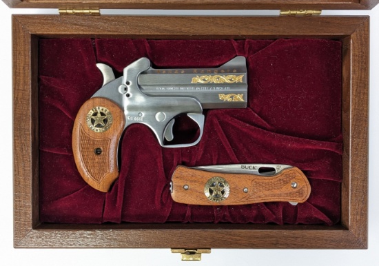 Bond Arms Texas Rangers 200th Anniversary .45 Colt / .410 Ga Derringer w/ Display
