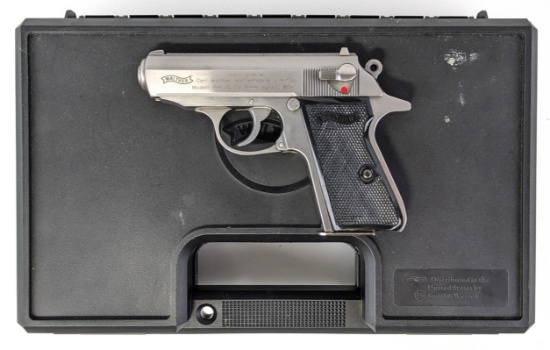 Walther PPK/S 9mm Kurz / .380 ACP Semi Auto Pistol w/ Case