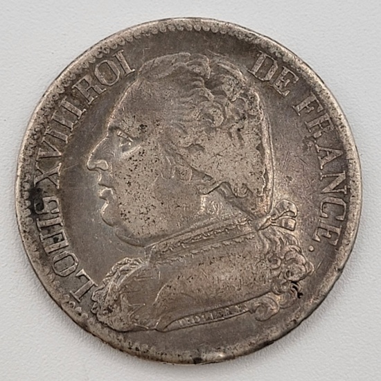 France 1815-I 5 Francs Silver Coin