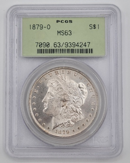 1879-O United States Morgan Silver Dollar PCGS MS 63