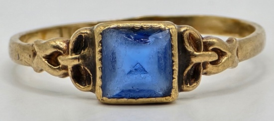 Antique 10K Yellow Gold Child's Ring