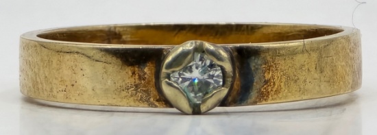 Ladies 14K Yellow Gold Diamond Band
