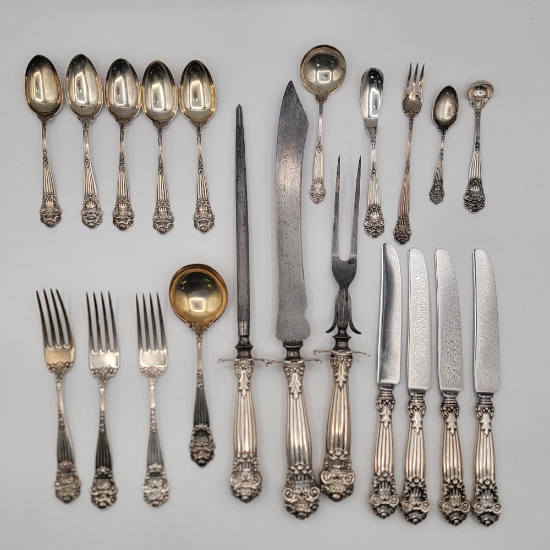 21 Pc. Towle "Georgian" Sterling Silver Partial Flatware Set