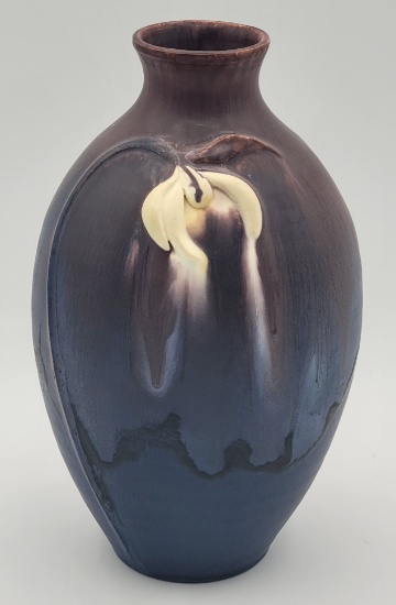 Ephraim Faience Art Pottery Snowdrop Vase