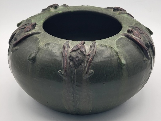 Ephraim Faience Art Pottery Dark Secrets Bowl