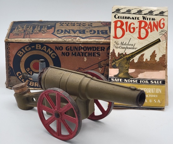 Vintage Conestoga Big-Bang Cast Iron Light Field Cannon In Box