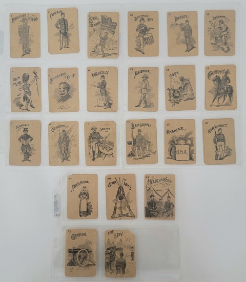 37 Pc. Original Civil War Card Game