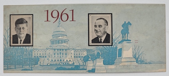 January 20, 1961 John F. Kennedy Presidential Inauguration Full Ticket