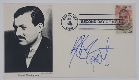 Author Kurt Vonnegut Jr. Autographed Postal Cover