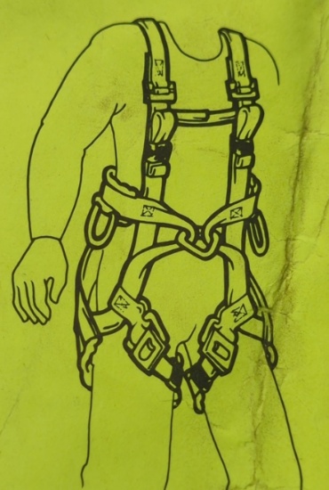 Rockin Rescue Fall Protection Harness
