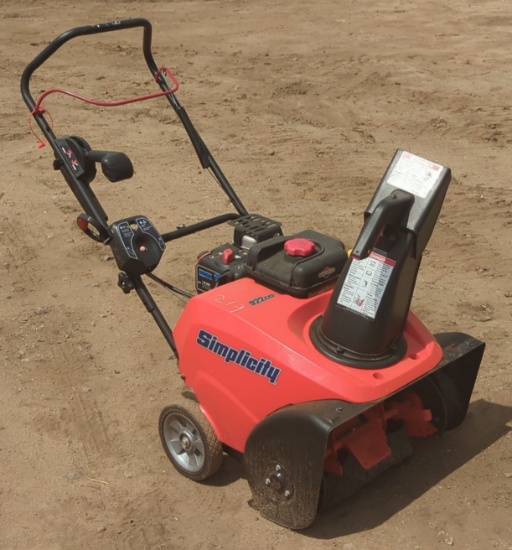 2014 Simplicity 922 EXD Snow Blower